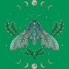 Junior's Design By Humans Luna and Moth By EpisodicDrawing T-Shirt - 2 of 3