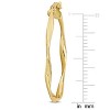 EVERLY JEWELRY | 10k Yellow Gold Twisted Hoop Earrings - 3 of 4