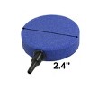 Unique Bargains Aquarium Fish Tank Bubble Maker Blue Round Airstone 2.4"x0.59" - 2 of 3