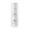 SKRAN Freestanding Cabinet with Inadjustable Shelves and Two Doors for Kitchen, Dining Room - Lightweight MDF Storage Furniture for Home - 4 of 4