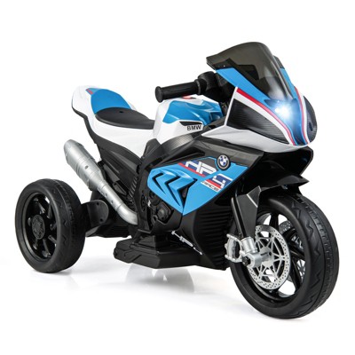 Infans 12V Kids Ride on Motorcycle Licensed BMW 3 Wheels Electric Toy w/ Light & Music