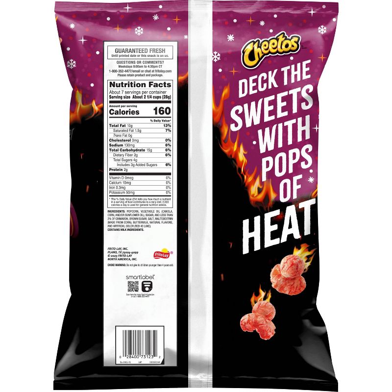Cheetos Flamin&#39; Hot Cinnamon Sugar Popcorn - 6.5oz, 2 of 3