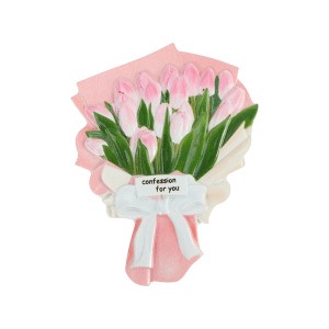 Unique Bargains Magnetic Refrigerator Magnet Pink Red 1 Pc - 1 of 3