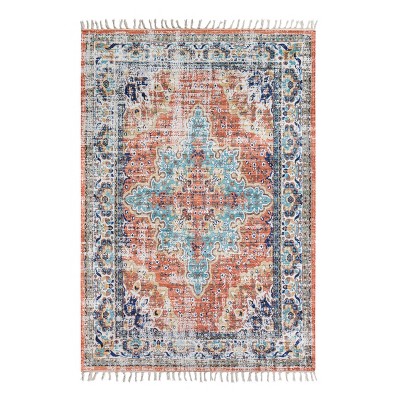 7'6"x9'6" Woven Medallion Area Rug - Anji Mountain