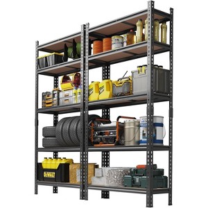 Coucheta Storage Shelves 5 Tier Garage Shelving Heavy Duty Adjustable Metal Shelving Unit, Garage Shelves - 1 of 4