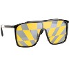 HalloweenCostumes.com    WWE Randy Savage Costume Glasses, Black/Yellow - 3 of 3