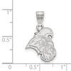 Black Bow Jewelry 14k White Gold Coastal Carolina Chanticleers NCAA Medium Pendant - 2 of 3