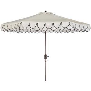 Elegant Valance 11Ft Round Umbrella - PAT8106 - Safavieh - 1 of 4
