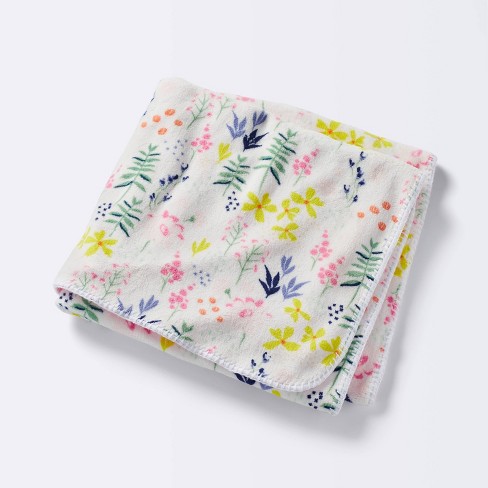 Plush Baby Blanket Floral Fields Cloud Island Target