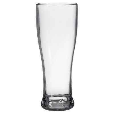 CreativeWare Set of 8 Pilsner Glasses 22oz Acrylic