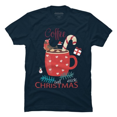 Men's Design By Humans Merry Christmas Treasure box By funkprints T-Shirt