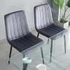 NicBex Dining Chairs Set of 4,Kitchen Chairs with Upholstered Cushion Seat and Metal Legs for Dining Room,Living Room,Kitchen - 2 of 2