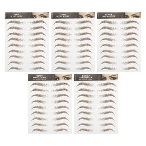Unique Bargains Simulation Eyebrow Tattoo 5 Pcs - 1 of 4