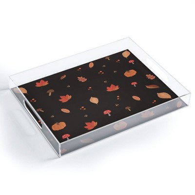 Hello Twiggs Good Morning Pumpkin Acrylic Tray - Deny Designs