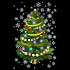 Junior's Design By Humans Christmas Tree and Snowflakes By IvaW T-Shirt - 2 of 3