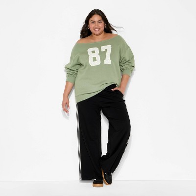 Women's Off the Shoulder Sweatshirt - Wild Fable™