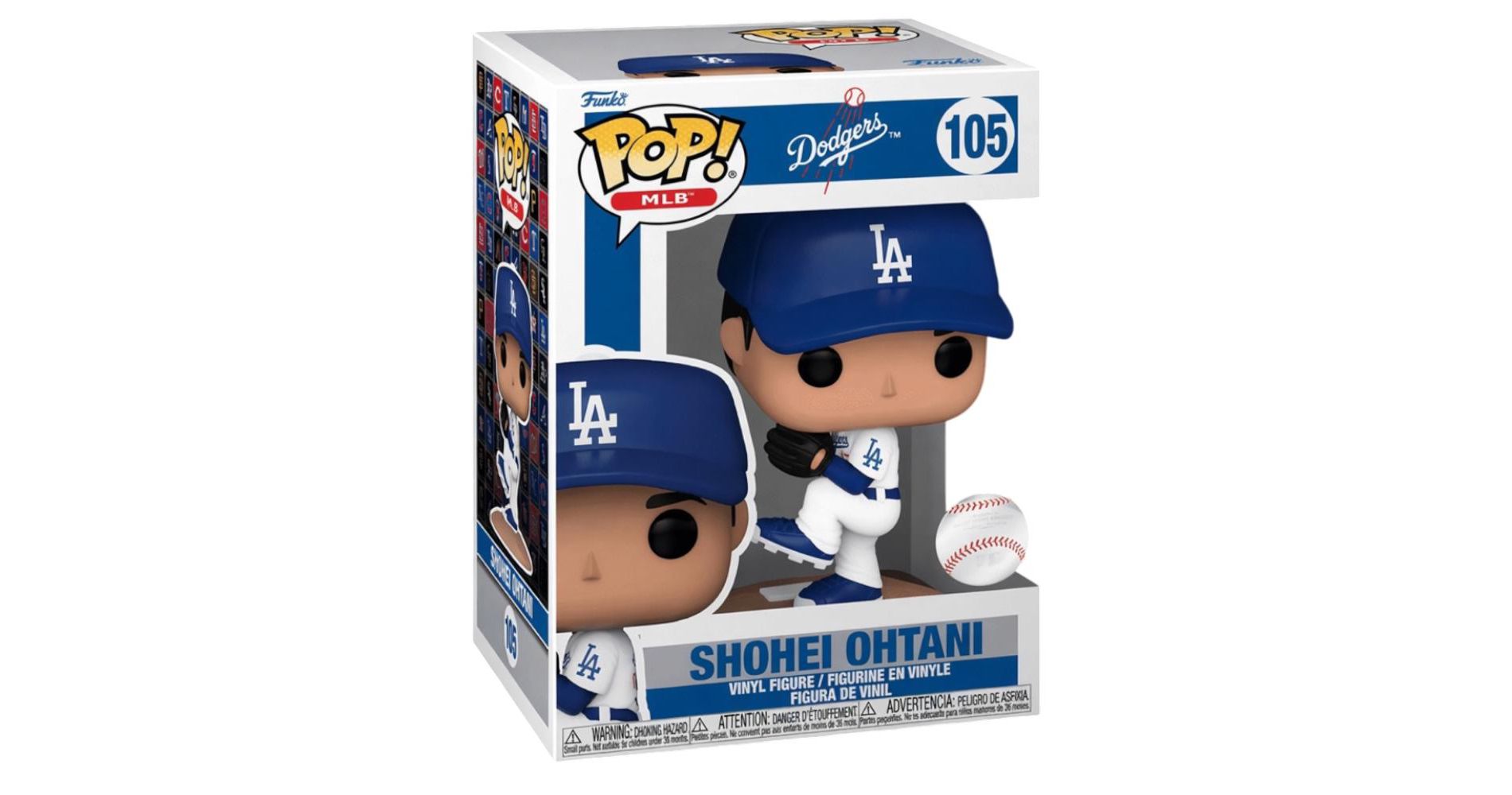 Funko Pop! MLB Shohei Ohtani LA Dodgers Exclusive Baseball Figure #105!