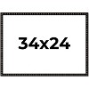 PosterPalooza | 34x24 Bamboo Picture Frame, UV Acrylic, 4 Finishes - Brown, Black, Gold, and Natural - 2 of 4