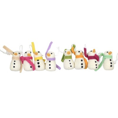 Cody Foster 45.0 Inch Merry And Bright Garland Snowmen Winter Tree Garlands