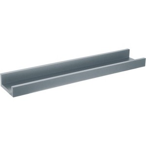 Kiera Grace 23"x4" Drea Wall Shelf Cloud Gray: MDF Floating Display, Includes Mounting Hardware - 1 of 4