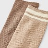 Men's 2pk Casual Crew Socks - Goodfellow & Co™ Brown 6-12 - 3 of 3