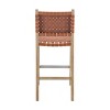 New Pacific Direct Marco Faux Leather Counter Stool Drift Wood Frame - 4 of 4