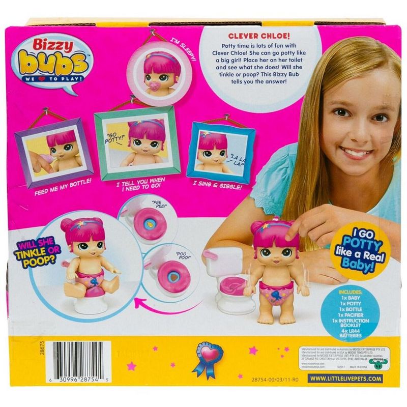 Little Live Bizzy Bubs Season Baby Playset - Clever Chloe - Potty Time, 5 of 8
