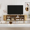 GustoWave Modern TV Console Table, Entertainment Center with Storage &  Sliding Door for Living Room, Bedroom, Office - 4 of 4