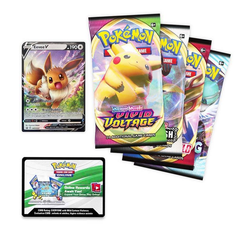 Pok&#233;mon Trading Card Game: Eevee V Powers Tin, 2 of 4
