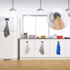 6 Pcs Push In Hand Towel Holder, Round No Drill Towel Holder,for Bathroom Kitchen Home Hand and Dish Towels, Gray - 4 of 4