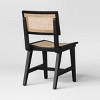 Tormod Backed Cane Dining Chair Black/Natural Cane - Threshold™ - 4 of 4
