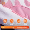 Joyfy Wearable Blanket Hoodie for Kids Adults, Christmas Oversized Flannel Fleece Sweatshirt Blanket, Cozy Blanket Birthday Gift for Family Girls Boys - 4 of 4