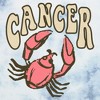 Junior's Women Lost Gods Zodiac Cancer Art Symbol Crop T-Shirt - 2 of 4