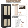 69in Tall Kitchen Pantry Storage Cabinet with Adjustable Shelves, Freestanding Cupboard with Drawer for Bathroom, Dining Room, Living Room, Black - 4 of 4