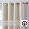 HLC.ME Laurance Complete Blackout Thermal Insulated Grommet Top Panels Window Curtains Drapes for Bedroom, Set of 2 - 2 of 4