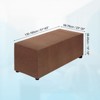 Unique Bargains Polyester Rectangular Stretchy Elastic Stool Cover - 2 of 4