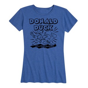 Women's - Disney - Donald Duck Comics Short Sleeve Graphic T-Shirt - 1 of 4