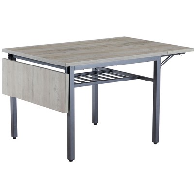 NicBex 63.2Inch Folding Dining Table for Dining Room, Living Room,Space-Saving