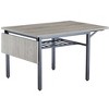 PAGED Extendable Dining Table Foldable Kitchen Table with Steel Legs, 39.8-63.2" Living Room Table for 4/6 Person, Space Saving - 2 of 4
