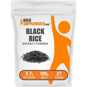 BulkSupplements Black Rice Extract Powder - 1 of 4