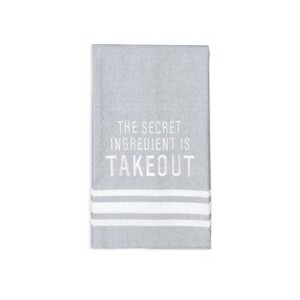 Totalee Gift The Secret Ingredient Is Tea Towel Cotton White - 1 of 2
