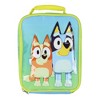 Bluey Kids Lunch Box Bluey And Bingo Raised Character Insulated Lunch Bag Tote - 2 of 4