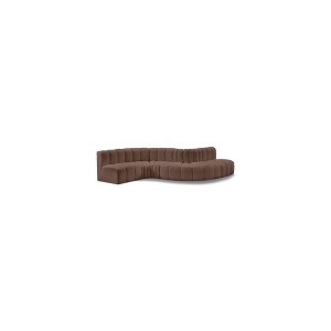 Meridian Furniture,Arc Vegan Leather Modular Sofa - 1 of 4