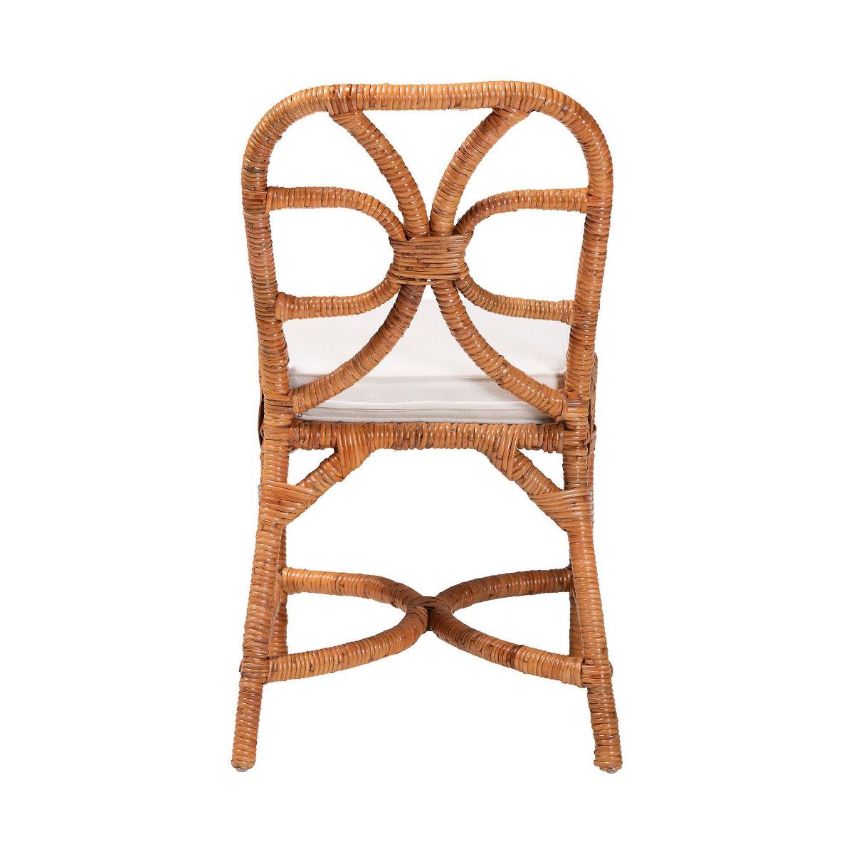 bali & pari Alondra Natural Rattan Side Chair Dining Chair Light Honey - thumbnail 4