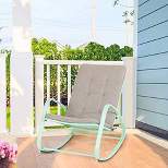 Outdoor Rocking Chair - Green - Captiva Designs