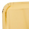 Juvale 48-Pack Gold Square Plates Disposable 7-Inch Paper Plates for Cake, Appetizer, Dessert, Lunch, Anniversary, Kids Birthday Party Supplies - 4 of 4