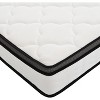 Sapphtopaz Mattress Medium Firm Memory Foam Pressure Relief Hybrid Mattress with Wrapped Pocket Coils for Bed Frame, White/Gray - 4 of 4