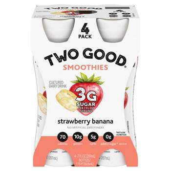 Two Good  Strawberry & Banana Drink - 4pk/7 fl oz