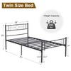 VECELO Modern Bed Frame Metal Platform Bed with Headboard & Footboard, Underbed Storage No Box Spring Needed - image 3 of 4