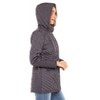 Sebby Collection Women's Quilted Jacket with Detachable Hood - 4 of 4